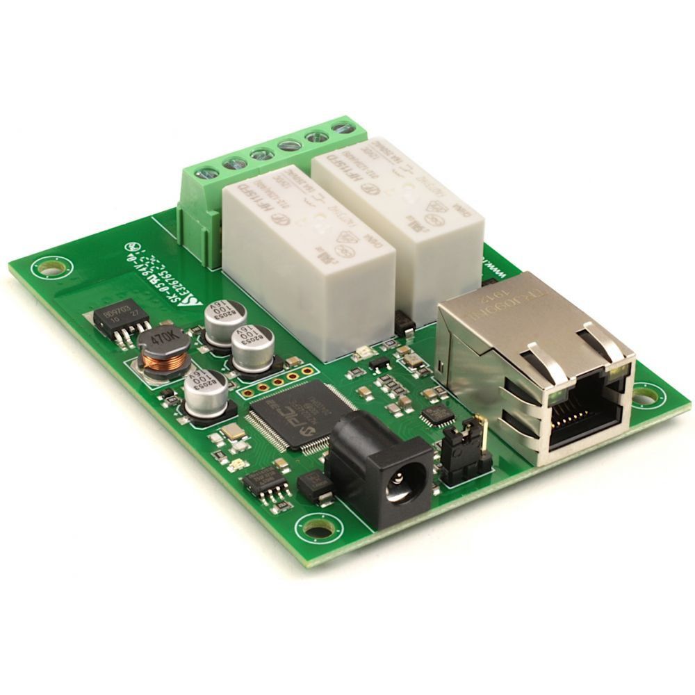 Ethernet Module with 2 Relays, ETH002-B - Antratek Electronics