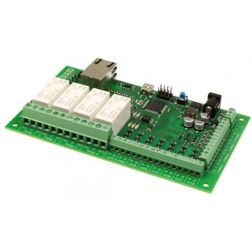 Programmable Ethernet Module with 4 Relays, 8 I/O, 4 Inputs and RS485 dS3484 Antratek Electronics
