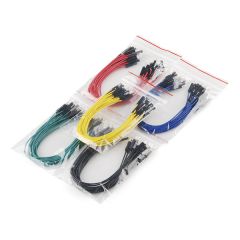 Jumper Wires Premium 6" M/M Pack of 100 PRT-10897 Antratek Electronics