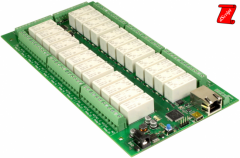 Programmable Ethernet Module with 24 Relays, 8 I/O and RS485 dS2824 Antratek Electronics