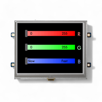 Industrial 5.7" iLCD JPro Panel with resistive Touch DPP-FT57 Antratek Electronics