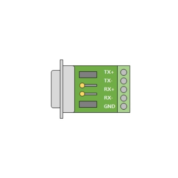 Wiring Adapter for RS422, RS485 EZTCP/WA485 Antratek Electronics