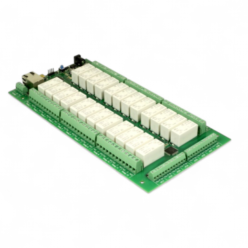 Programmable Ethernet Module with 24 Relays, 8 I/O, RS485 and with 24 Snubbers dS2824S Antratek Electronics