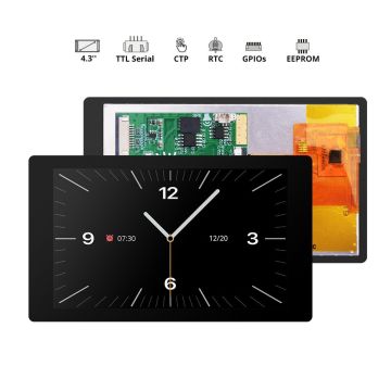 Nextion 4.3" Edge Series HMI Touch Display NX4880E043-011C Antratek Electronics