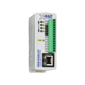 Web-Enabled 4‐Channel Relay & Analog Input Module X-412-I Antratek Electronics