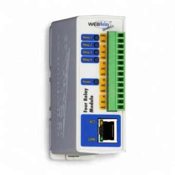WebRelay-Quad - 4 Relays Module X-WR-4R3-I Antratek Electronics