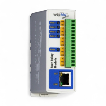 WebRelay-Quad PoE - 4 Relays Module X-WR-4R3-E Antratek Electronics