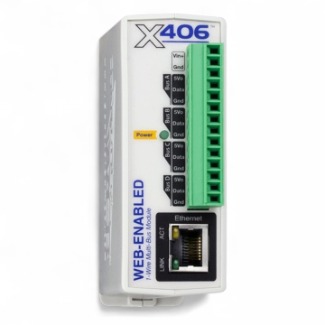 Web-Enabled Temperature and Humidity Module for up to 64 sensors - PoE X-406-E Antratek Electronics