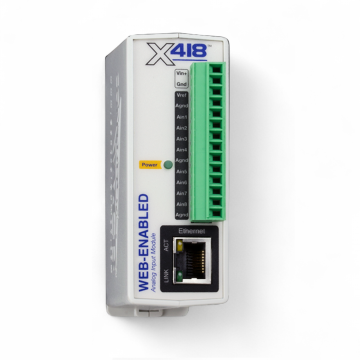 Web-Enabled, Multi-Function 8-Ch. Analog Input Module X-418-I Antratek Electronics